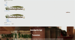 Desktop Screenshot of olivenholzspezialist.de